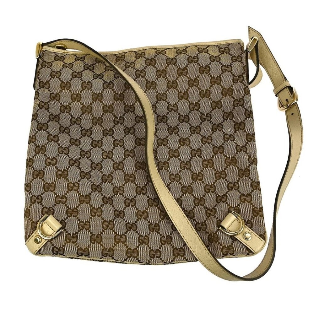 Gucci Beige Canvas GG Shoulder Bag 131326 467891 NQ03675 BNN07 - Picture 2 of 8